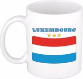 Beker / mok met de Luxemburgse vlag - 300 ml keramiek - Luxemburg