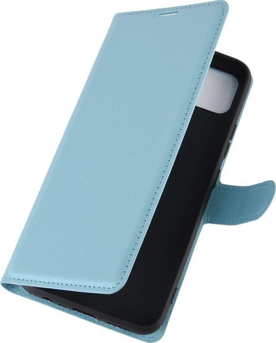 Mobigear Telefoonhoesje geschikt voor Realme C11 (2020) Hoesje | Mobigear Classic Bookcase Portemonnee | Pasjeshouder voor 3 Pasjes | Telefoonhoesje voor Pinpas / OV Kaart / Rijbewijs - Blauw
