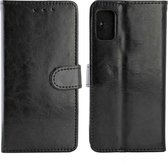 Samsung Galaxy M51 Hoesje - Mobigear - Wallet Serie - Kunstlederen Bookcase - Zwart - Hoesje Geschikt Voor Samsung Galaxy M51