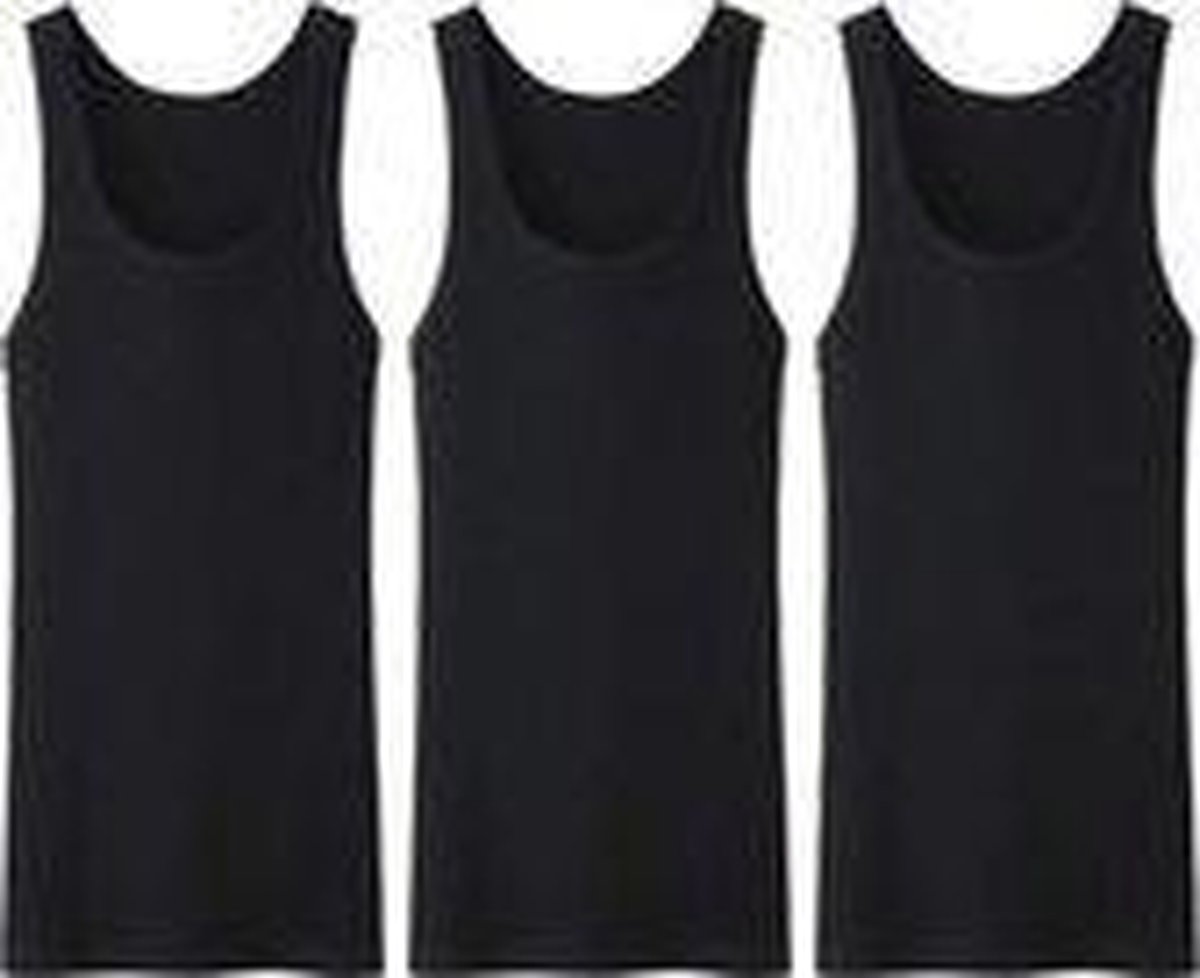 LOREZA ® 5 Jongens Onderhemd katoenen tank top ondergoed (116-122 (6-7 jaar), model 2-5-pack