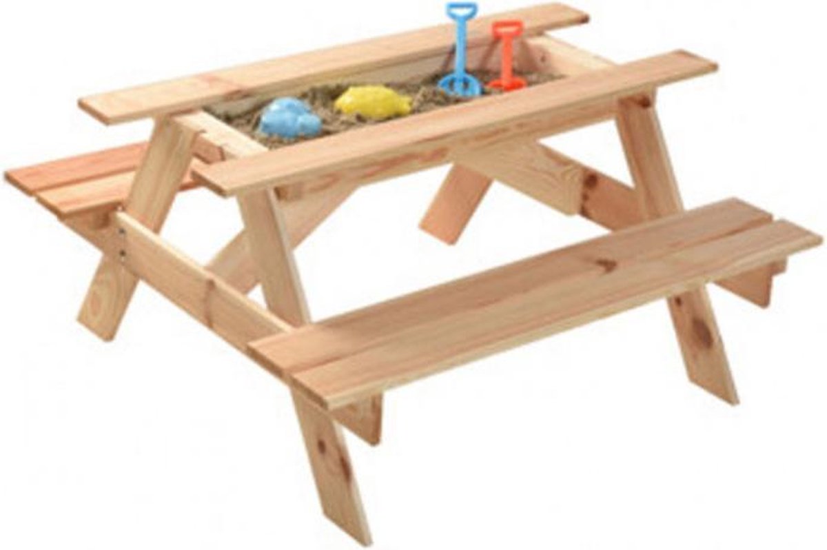 Luxe Houten Krijtbord Kinder Picknicktafel Met Bank Kleine Picknick