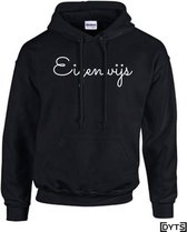 Hoodie | Karakter | Eigenwijs06 | Kids - Wit, M 7/8(41cm)