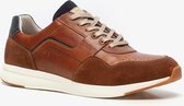 Hush Puppies leren heren veterschoenen - Cognac - Maat 45 - Echt leer