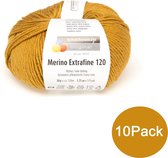Veritas Schachenmayr Breiwol Merino Extrafine 120 10Pack - 100% Scheerwol Goudgeel (126)