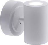 LED Wandlamp WiZ - Smart LED - Torna Sanca - 6W - Aanpasbare Kleur - 2-lichts - Rechthoek - Mat Wit - Aluminium