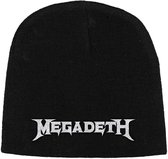 Megadeth Beanie Muts Logo Zwart
