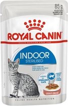 Royal Canin Feline Sterilised Indoor In Gravy 12X85 GR