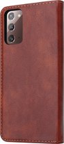 ShieldCase hoesje geschikt voor Samsung Galaxy Note 20 wallet case - bruin