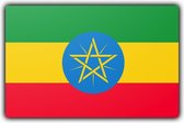 Vlag Ethiopië - 100x150cm - Polyester
