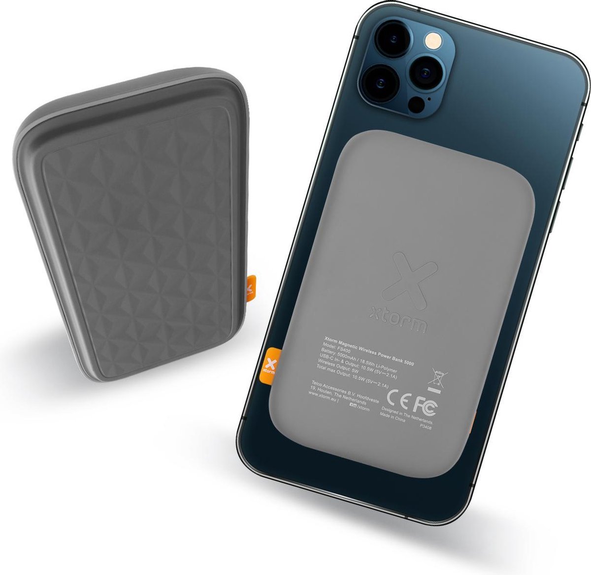 Bol.com Xtorm / Magsafe draadloze oplader - 7.5 W Powerbank - 5000 mAh met magsafe voor de iPhone 12 en 13 serie - Geschikt voor... aanbieding