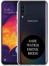 Galaxy A50 Hoesje Save Water - Designed by Cazy