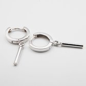 Cylinder Hoop Earrings