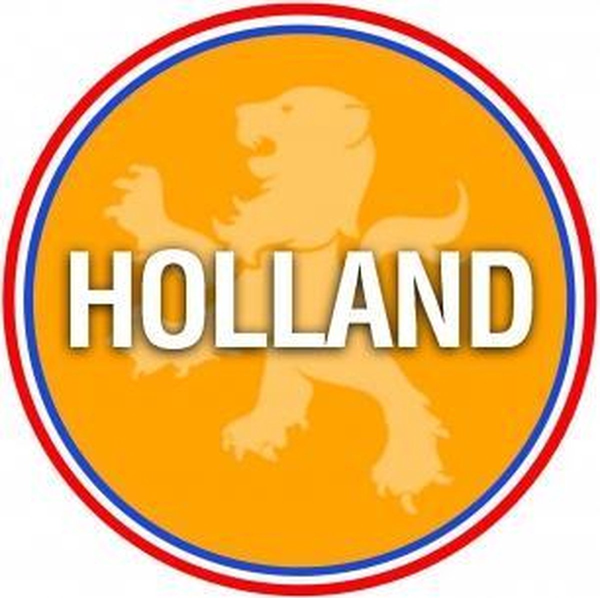 Oranje bierviltjes Holland print 100 stuks - Ek/ Wk voetbal oranje artikelen/ versiering