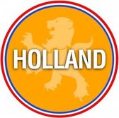 Oranje bierviltjes Holland print 75 stuks - Ek/ Wk voetbal oranje artikelen/ versiering