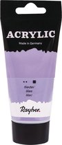 Lila paarse acrylverf/hobbyverf op waterbasis 75 ml - Schilderen/knutselen - Voor kinderen en volwassenen