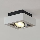 Arcchio - LED plafondlamp - 1licht - aluminium, metaal - H: 9 cm - GU10 - wit - Inclusief lichtbron