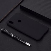 Voor Geschikt voor Xiaomi Redmi Note 7 Candy Color TPU Case (zwart)