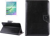 10 inch tablets Leather Case Crazy Horse Texture beschermhoes Shell met houder voor Asus ZenPad 10 Z300C, Huawei MediaPad M2 10.0-A01W, Cube IWORK10 (zwart)