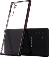 Voor Galaxy Note 10 GEBEI Plating TPU schokbestendige beschermhoes (zwart)