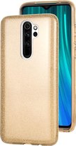 Voor Xiaomi Redmi Note 8 Pro TPU Glitter All-inclusive beschermhoes (goud)