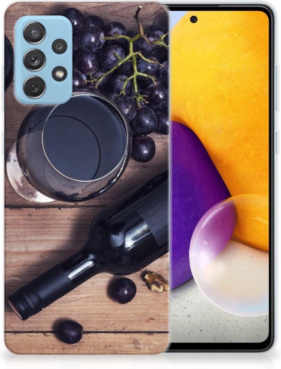 Samsung Galaxy A72 Siliconen Case Wijn