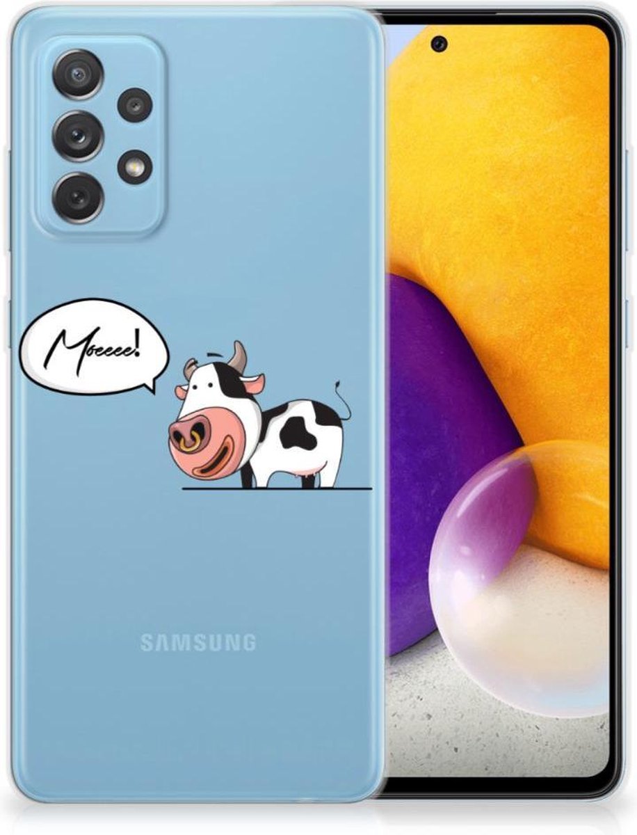Samsung Galaxy A72 Telefoonhoesje met Naam Cheeky Cow