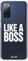Casetastic Samsung Galaxy S20 FE 4G/5G Hoesje - Softcover Hoesje met Design - Like a Boss Print