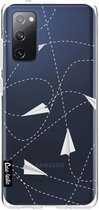 Casetastic Samsung Galaxy S20 FE 4G/5G Hoesje - Softcover Hoesje met Design - Paperplanes Print