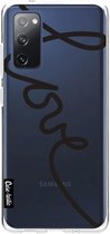 Casetastic Samsung Galaxy S20 FE 4G/5G Hoesje - Softcover Hoesje met Design - Written Love Black Print