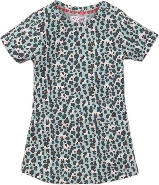Dirkje - Leopard Dress - Blue-98