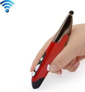 2,4 GHz innovatieve pen-stijl Handheld draadloze slimme muis voor pc-laptop (rood)