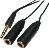 Let op type!! 3.5mm plug Audio splitter kabel verdeler