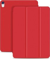 Horizontale Flip Ultradunne Dubbelzijdige Clip Magnetische PU Leather Case voor iPad Pro 12,9 inch (2018), met drievoudige houder en slaap / waakfunctie (rood)