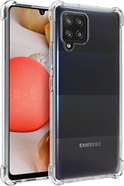 Samsung Galaxy A42 5G - Anti-shock Silicone Hoesje - Transparant