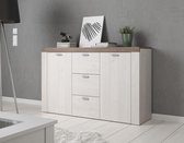 Dressoir Adore - Wit - Eiken - 146 cm - ACTIE