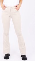 Beige flared pants