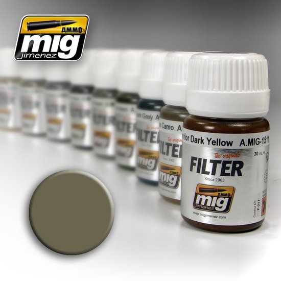AMMO MIG Modelbouwdecoratie - MIG 1507 Tan For Yellow Green Effecten potje