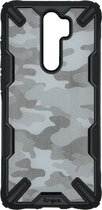 Ringke Fusion X Design Backcover Xiaomi Redmi Note 8 Pro hoesje - Camo Zwart