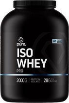 PURE Iso Whey Pro - bosvruchten - 2000gr - whey eiwit isolaat - eiwitshake - koolhydraatarm