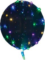 Amscan Led-ballon Clearz Crystal Clear 46 Cm Folie Disco