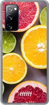 6F hoesje - geschikt voor Samsung Galaxy S20 FE - Transparant TPU Case - Citrus Fruit #ffffff