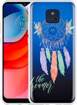 Motorola Moto G Play 2021 Hoesje Watercolor Dreamcatcher - Designed by Cazy