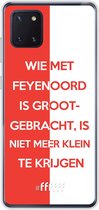 6F hoesje - geschikt voor Samsung Galaxy Note 10 Lite -  Transparant TPU Case - Feyenoord - Grootgebracht #ffffff
