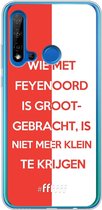 6F hoesje - geschikt voor Huawei P20 Lite (2019) -  Transparant TPU Case - Feyenoord - Grootgebracht #ffffff