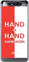 6F hoesje - geschikt voor Samsung Galaxy A80 -  Transparant TPU Case - Feyenoord - Hand in hand, kameraden #ffffff
