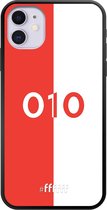 6F hoesje - geschikt voor iPhone 11 -  TPU Case - Feyenoord - 010 #ffffff