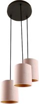 Olucia Davinia - Hanglamp - Goud/Roze - E27