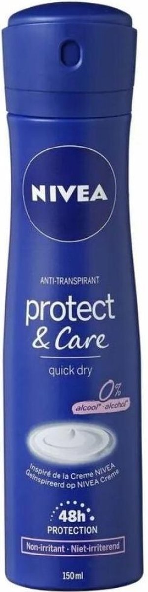 Goedkoopste Nivea Deodorant Spray Protect & Care 150 ml