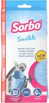 Sorbo Microvezel Switch Wondervaatdoek 32x38 cm 2 stuks