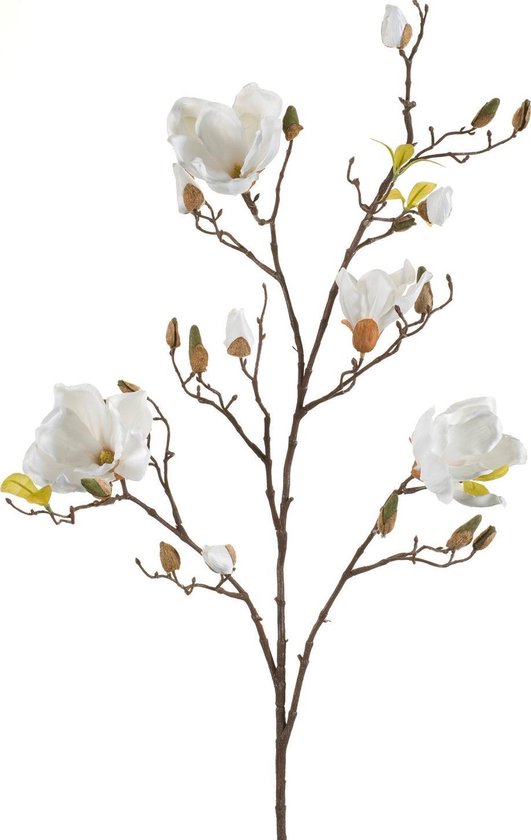Kunst Magnolia tak crème 105 cm